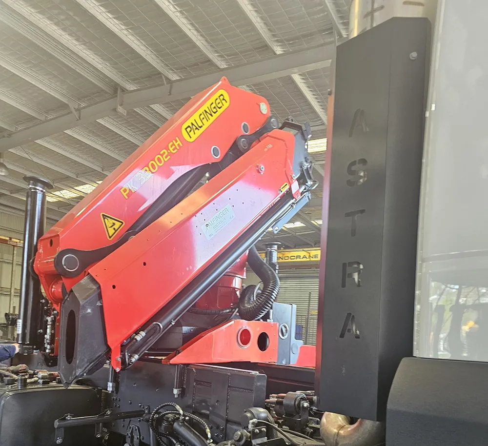 Vehicle Loading crane Install